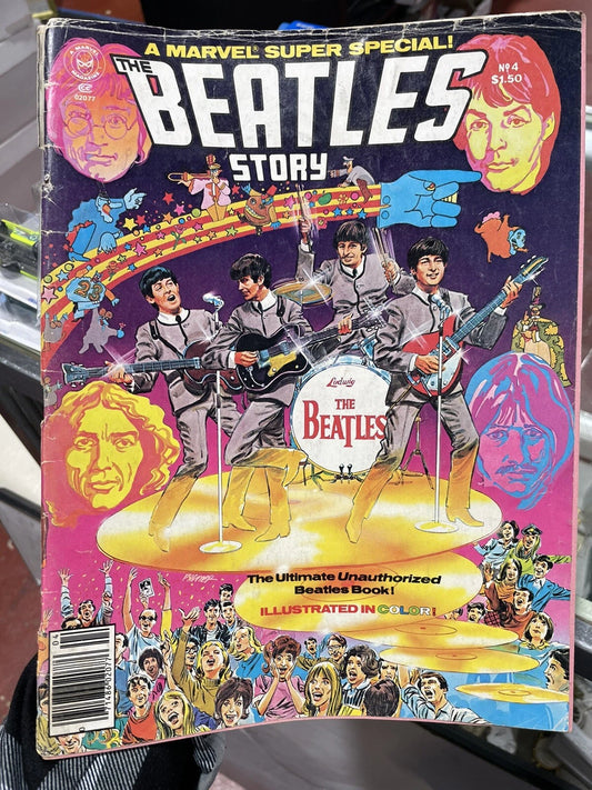 Marvel Super Special Issue #4 ~ THE BEATLES STORY [Marvel 1978]