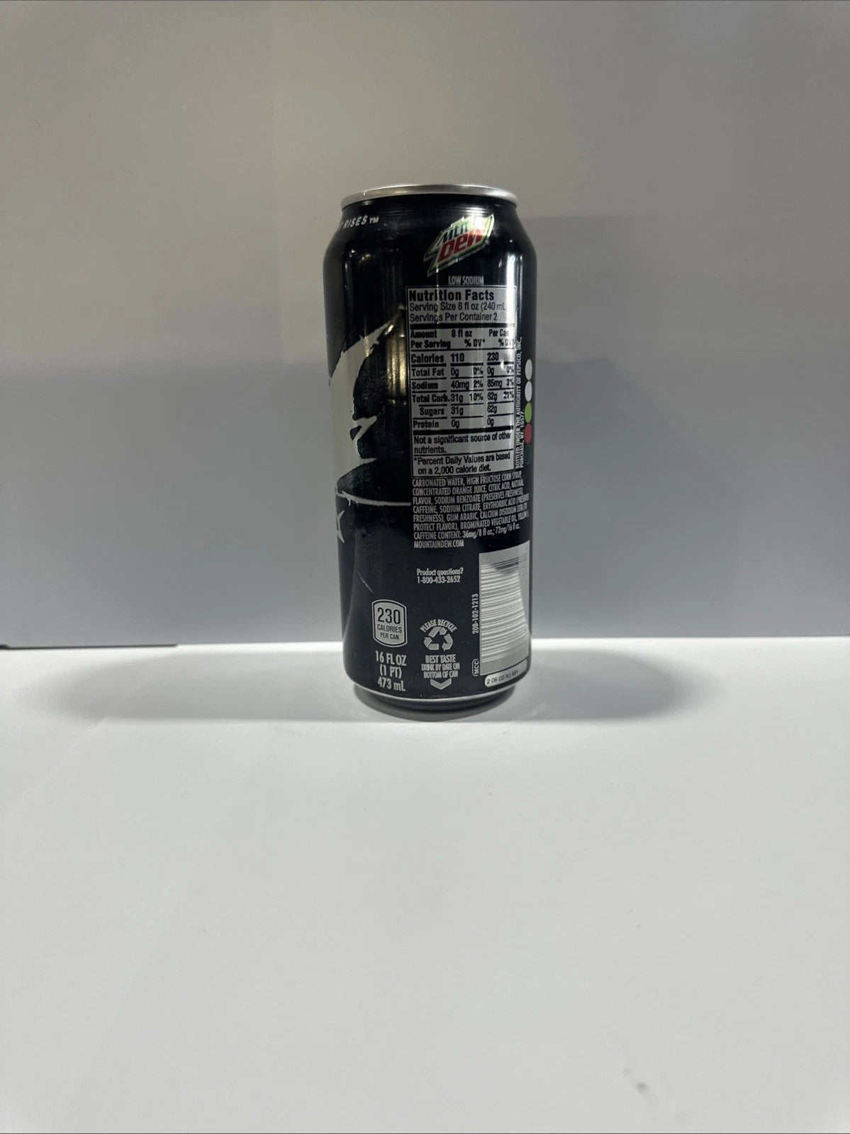 Mtn Dew The Dark Knight Rises 2012 Promo Sealed Can 16 ounces NEW