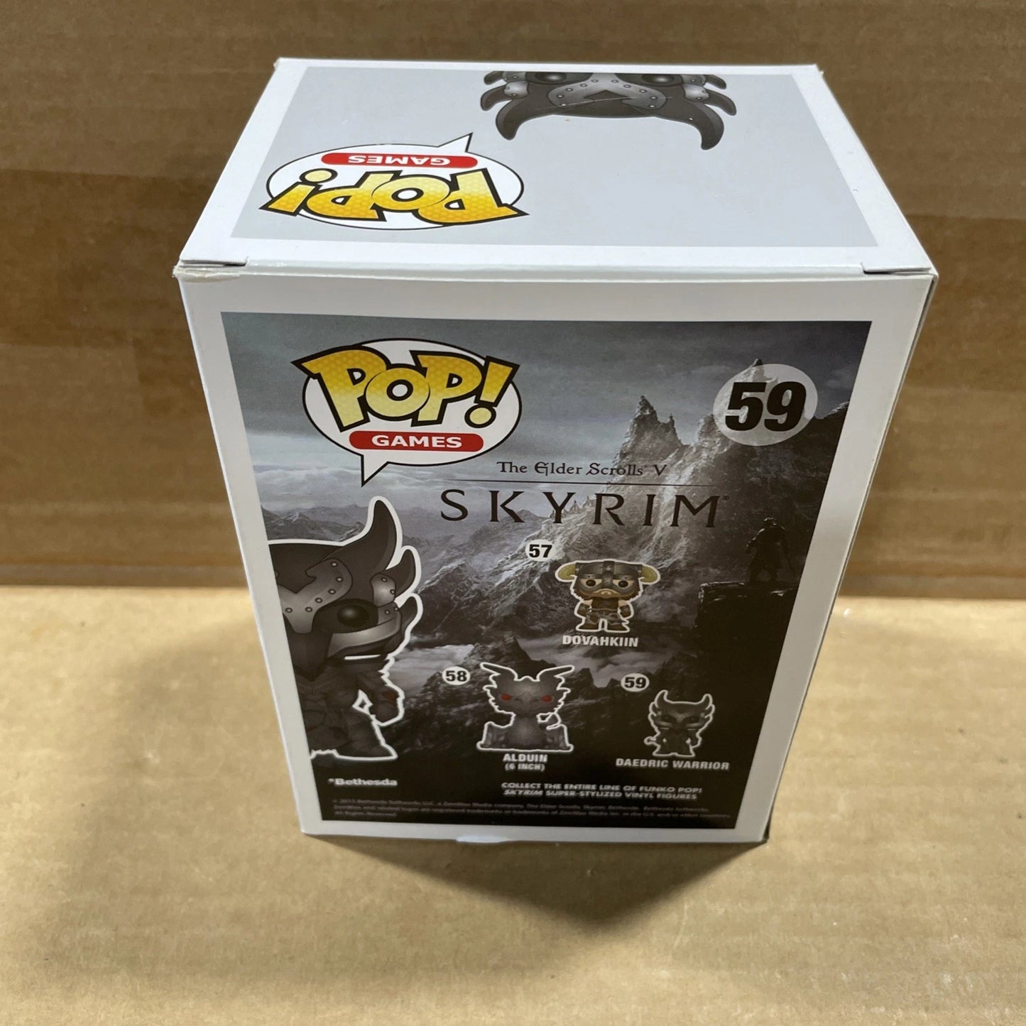 Funko Pop! Games Vinyl: Skyrim - The Elder Scrolls V - Daedric Warrior #59