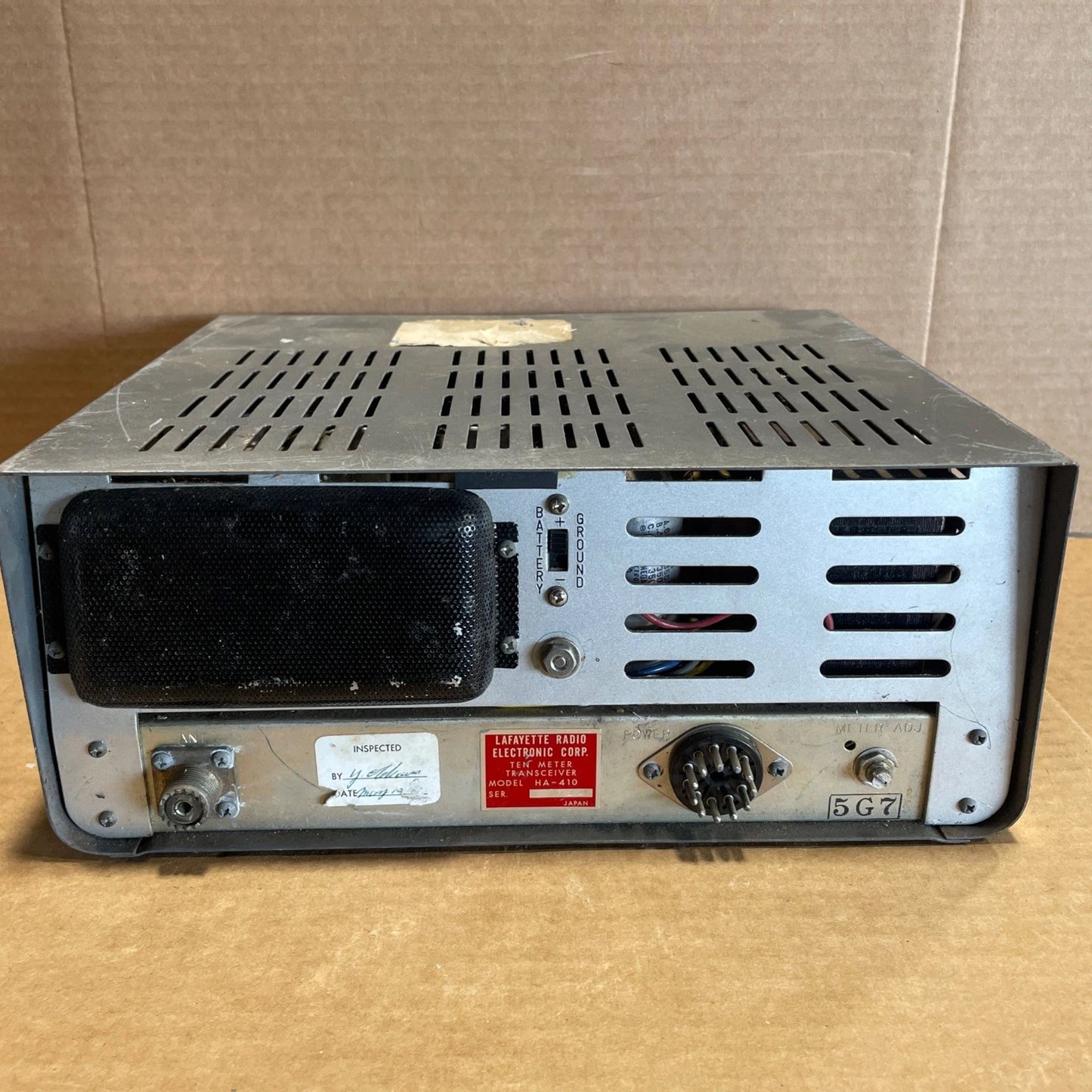 Lafayette HA-410 Ten Meters CB Base Station Tube Radio - For Parts, As Is
