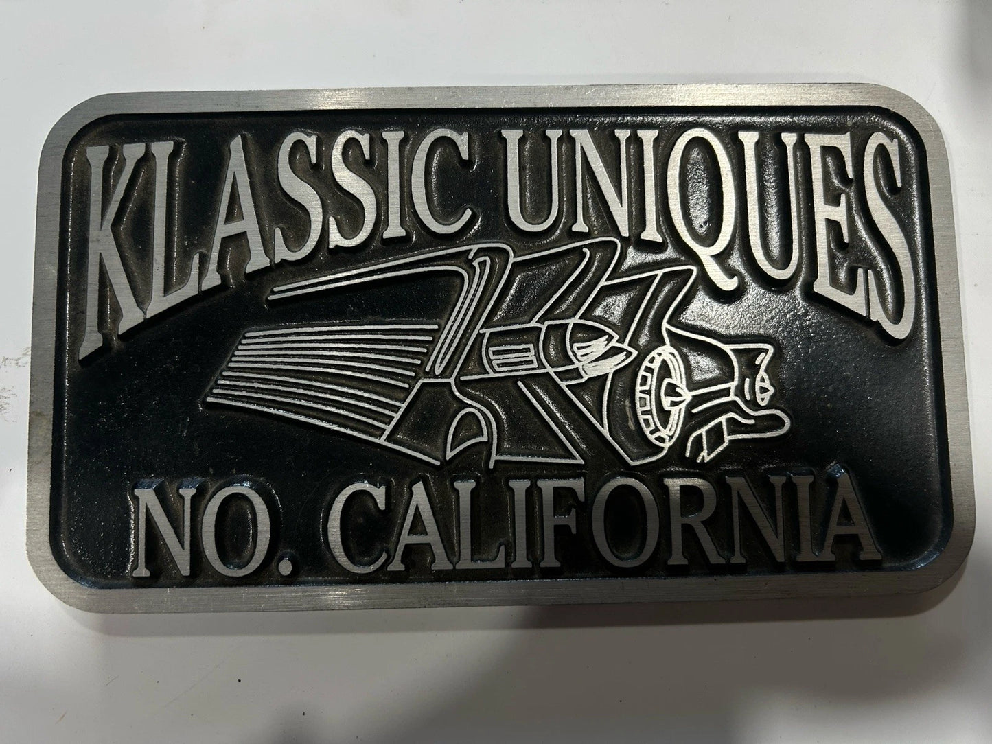 Klassic Uniques No. California Car Club Plaque
