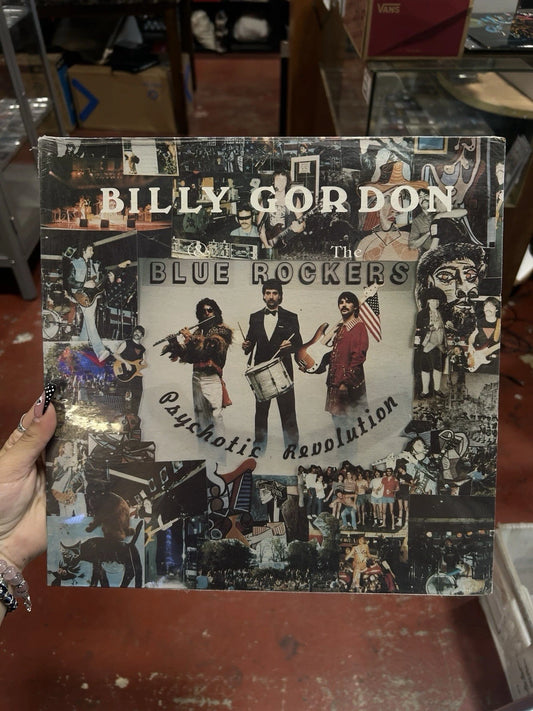 BILLY GORDON & BLUE ROCKERS: psychotic revolution PRIVATE 12" LP 33 RPM Sealed
