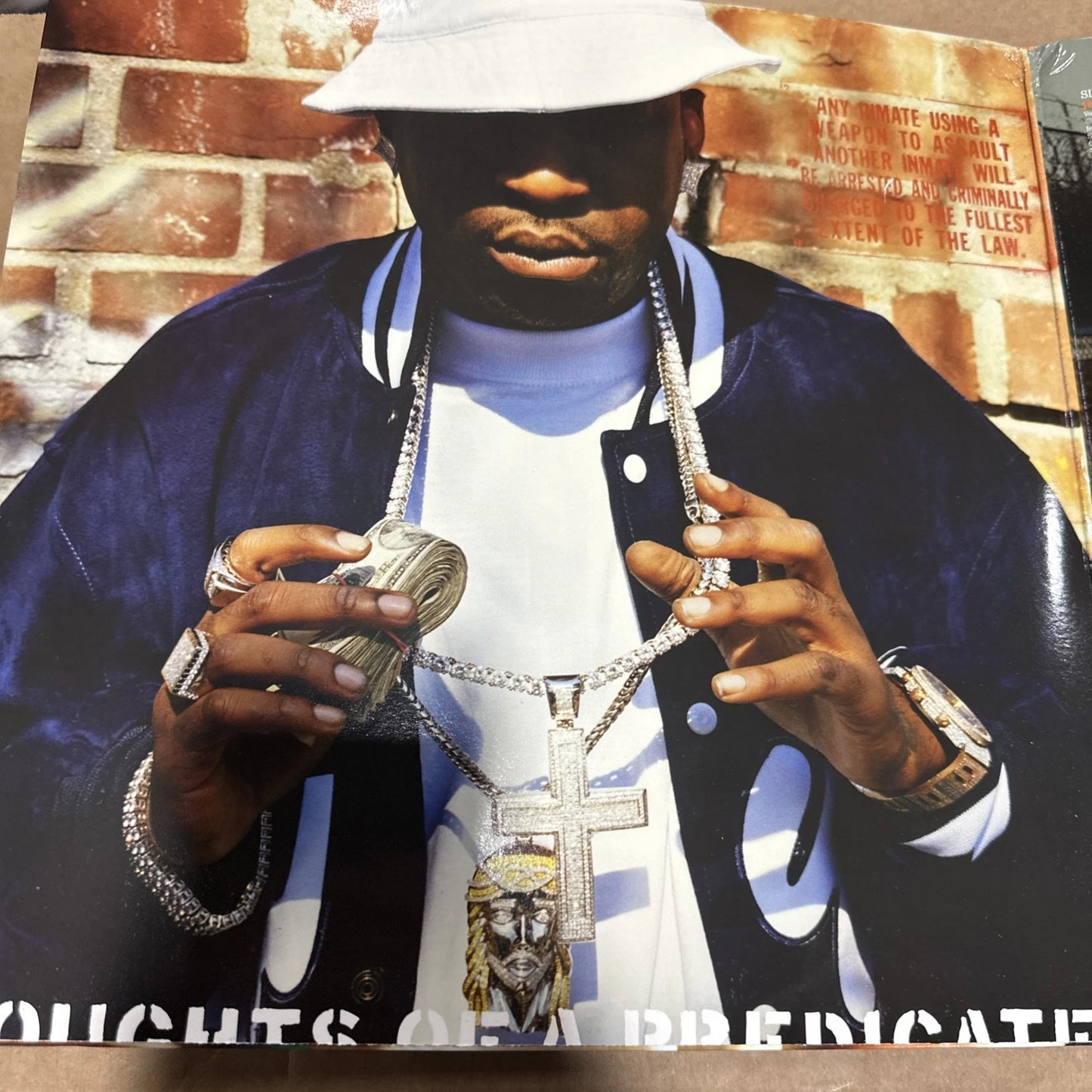 TONY YAYO~THOUGHTS OF A PREDICATE FELON 2 LP (2005) ORIG PRESS VG+ Misprint