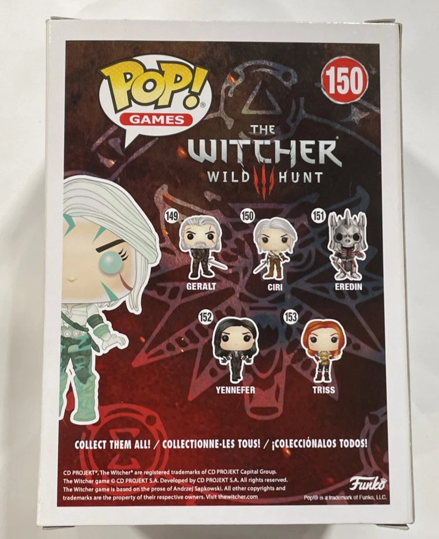 Funko Pop! The Witcher III Wild Hunt Ciri GITD Glows 150 E3 2019 LIMITED EDITION