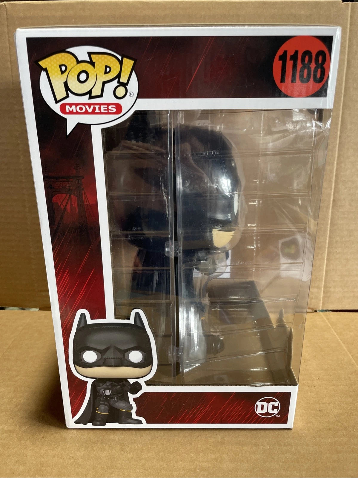 Funko Pop Movies - Jumbo - The Batman 1188 10" Vinyl Figure NEW