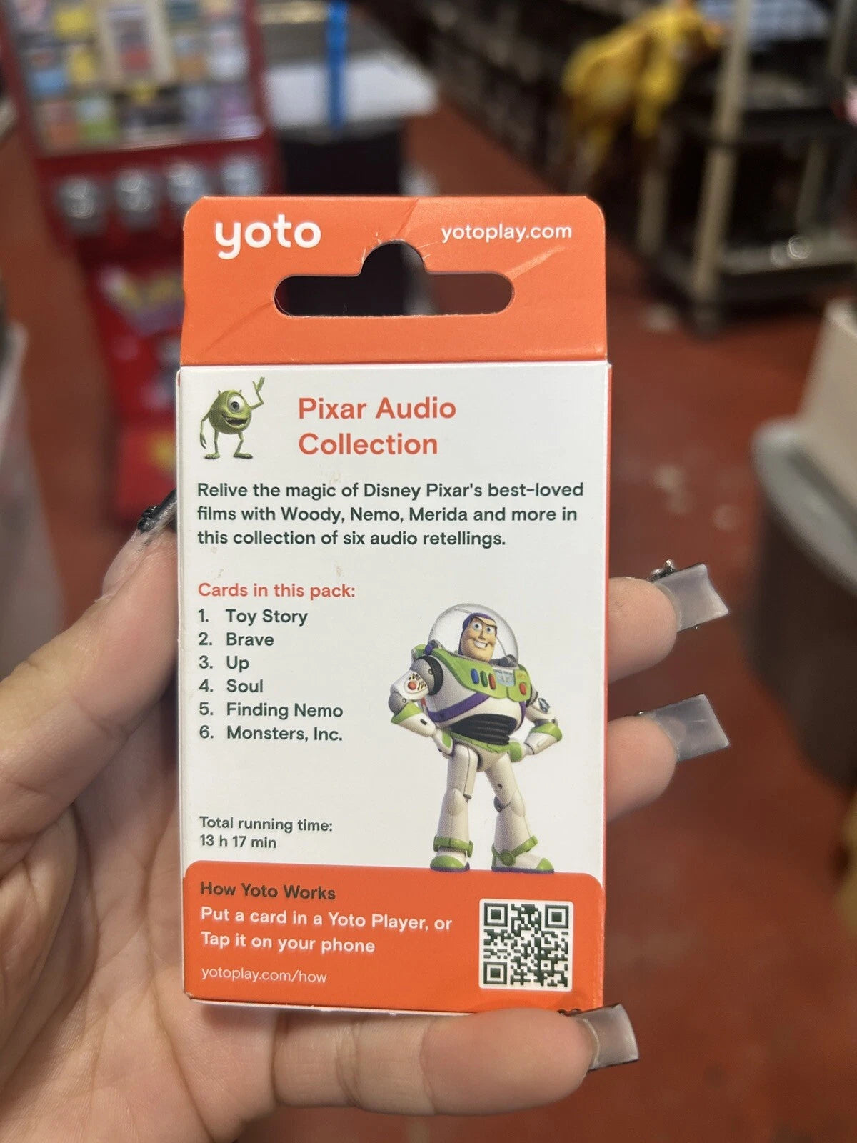 Yoto Disney Pixar Audio Collection Yoto SIX (6) Card Pack