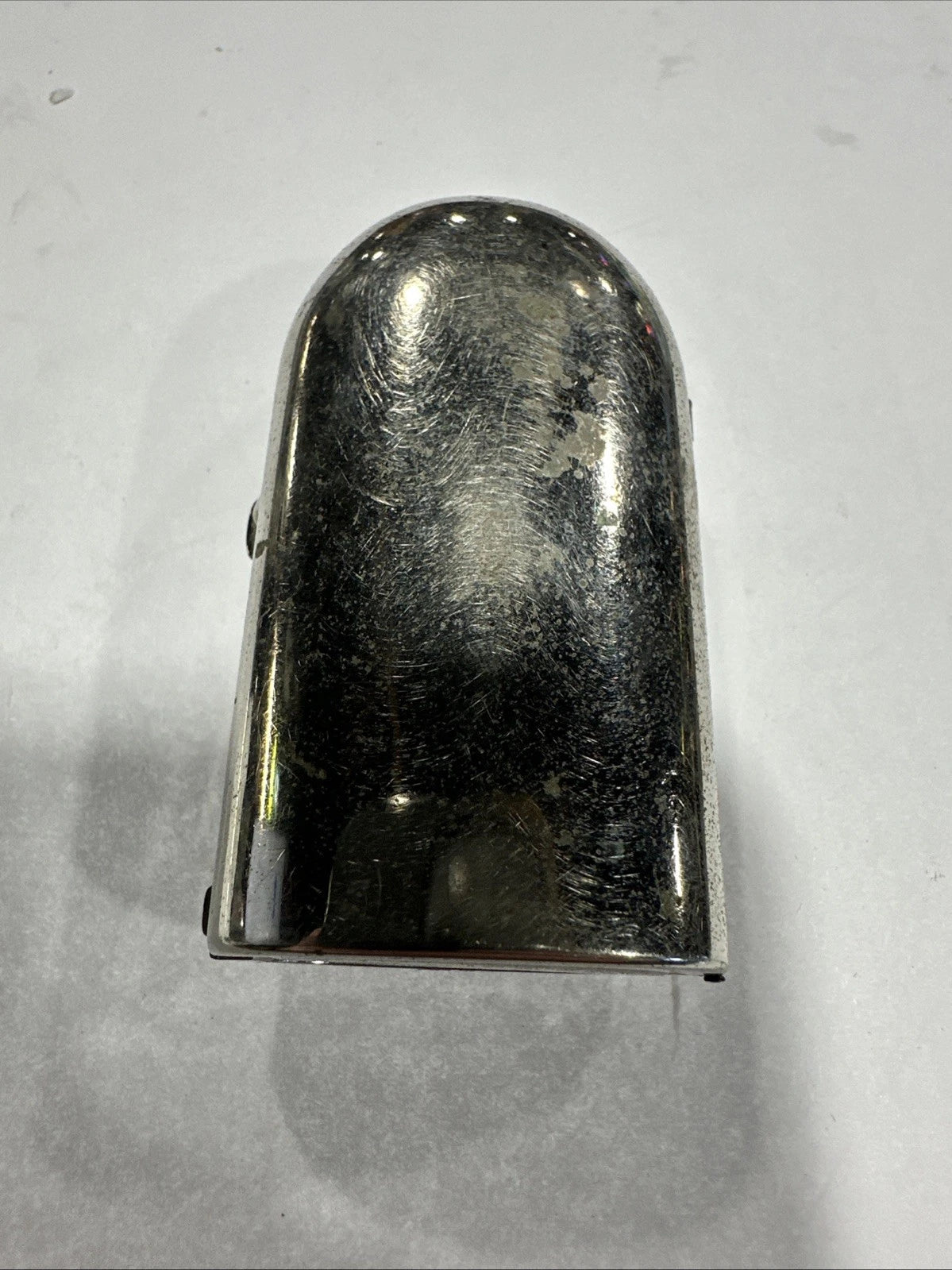 Coty Vintage Antique Bottle With Silver Metal Case