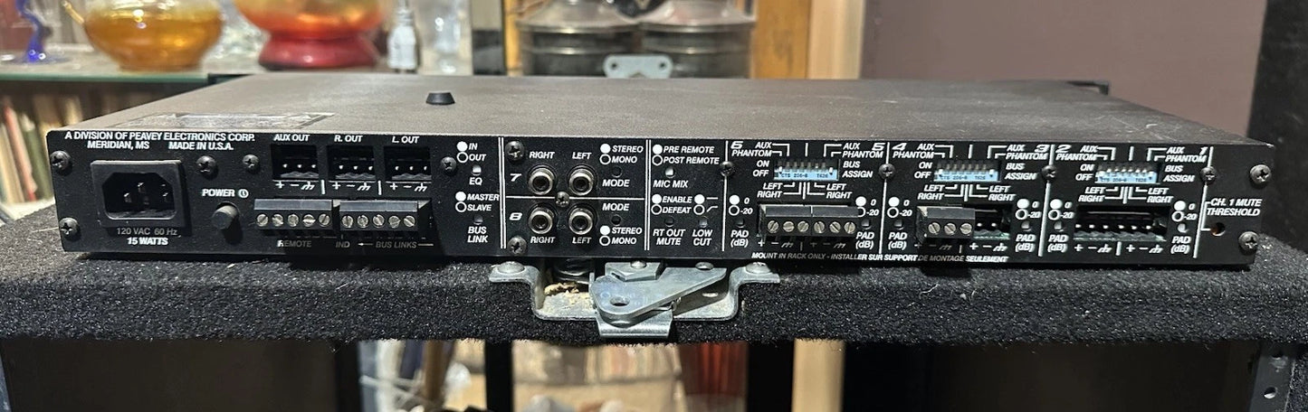Architectural Acoustics by Peavey SMR 821a Stereo Mic/Line Program Mixer