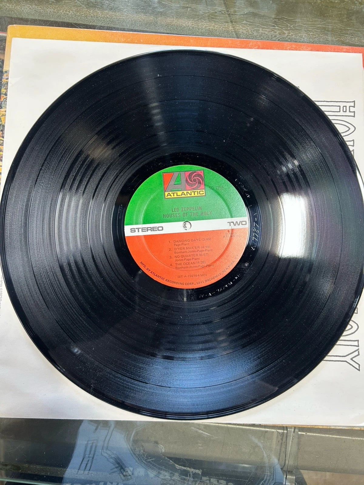 LP Led Zeppelin SD 7255 Monarch Sterling RL 732784