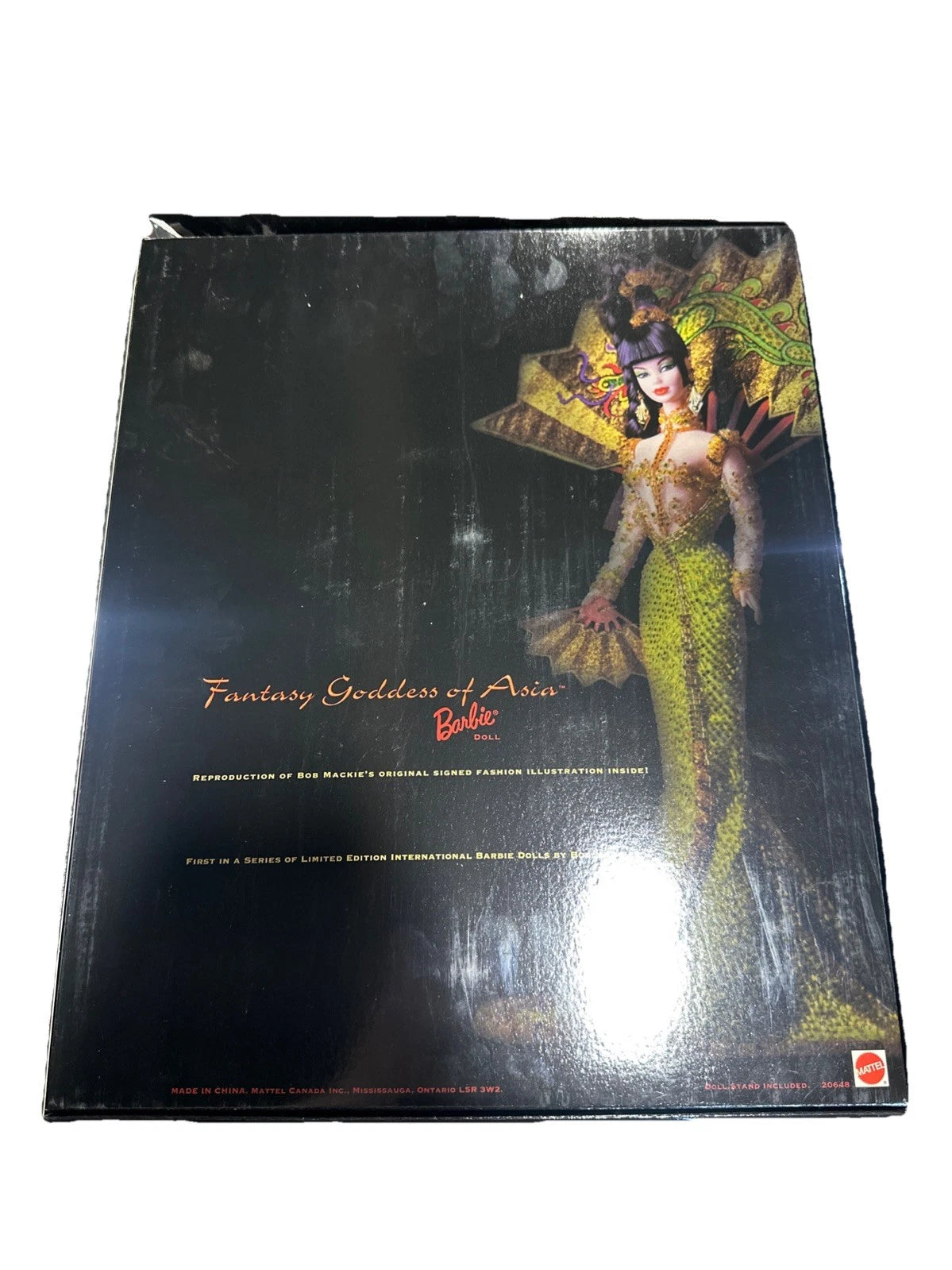 MATTEL 1998 BOB MACKIE FANTASY GODDESS OF ASIA BARBIE DOLL OPEN BOX