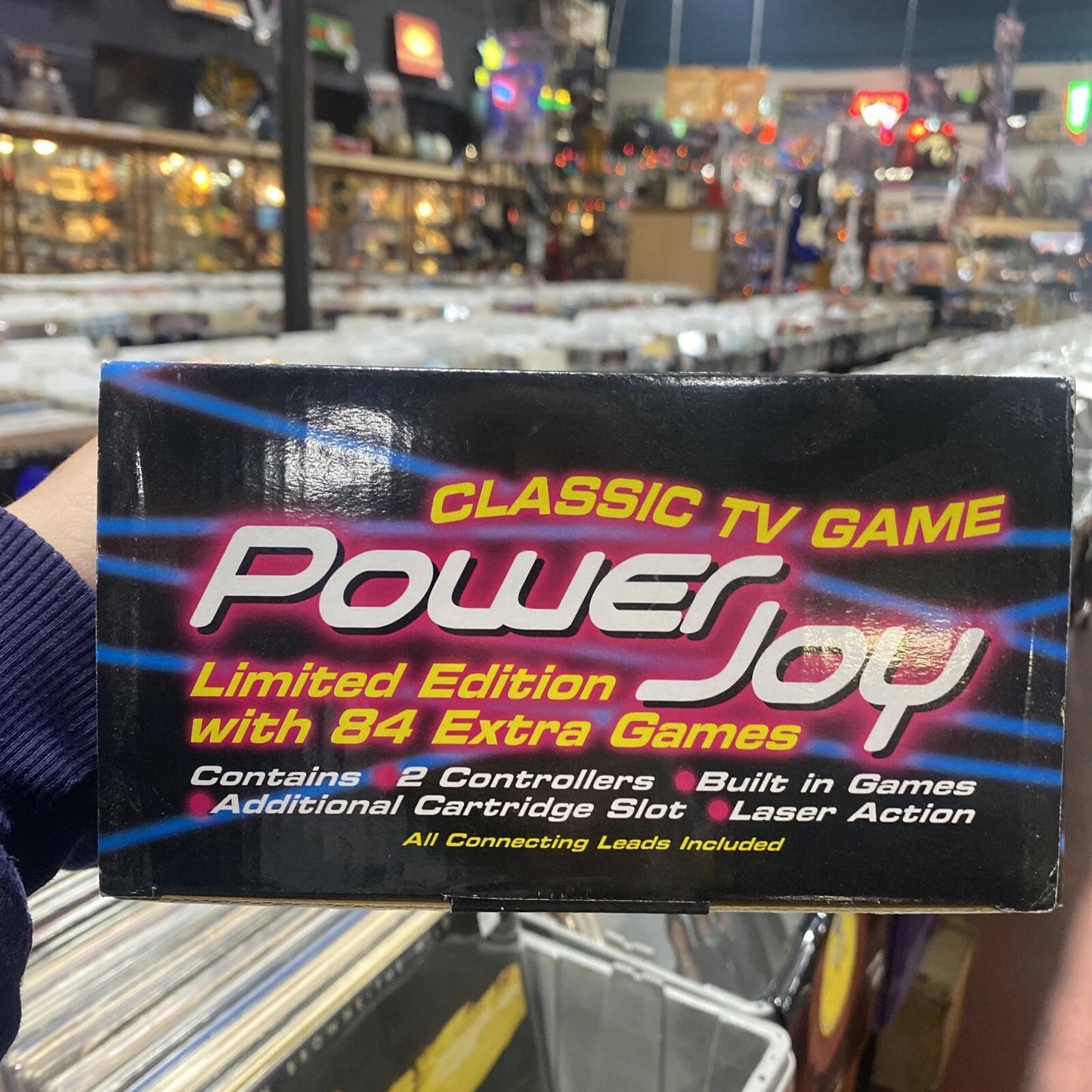 Vtg Power Joy Game Plug & Play 2 Controllers - Complete In Box