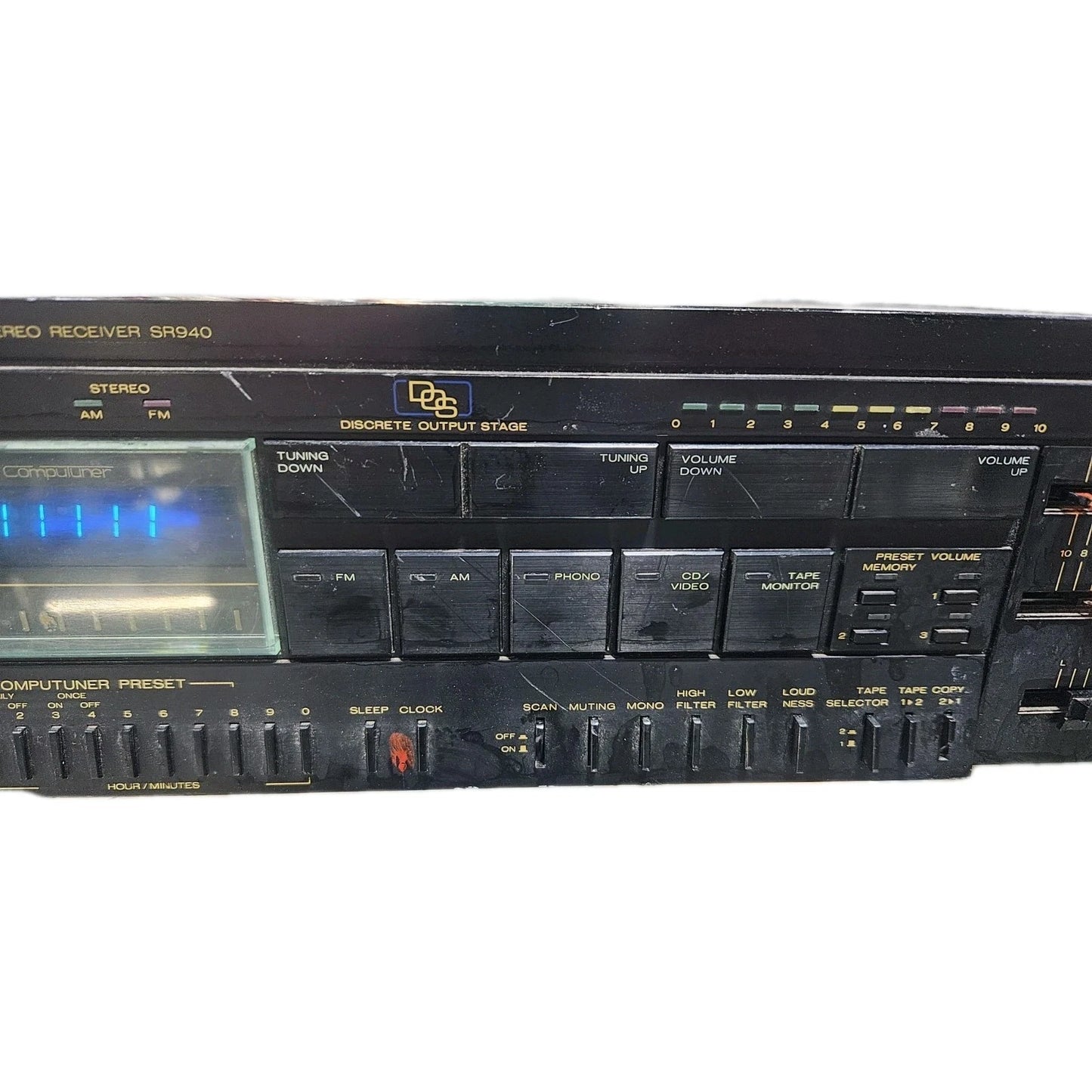 Marantz SR940 FM/AM Stereo Receiver – Powers On – Untested