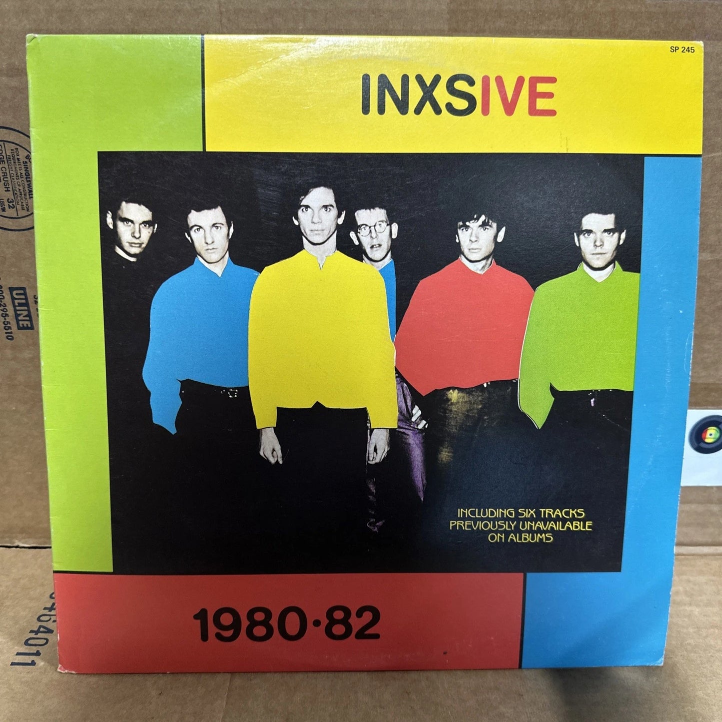 INXS INXSIVE Australian 14-Track Vinyl LP 1982 SP245 vg+