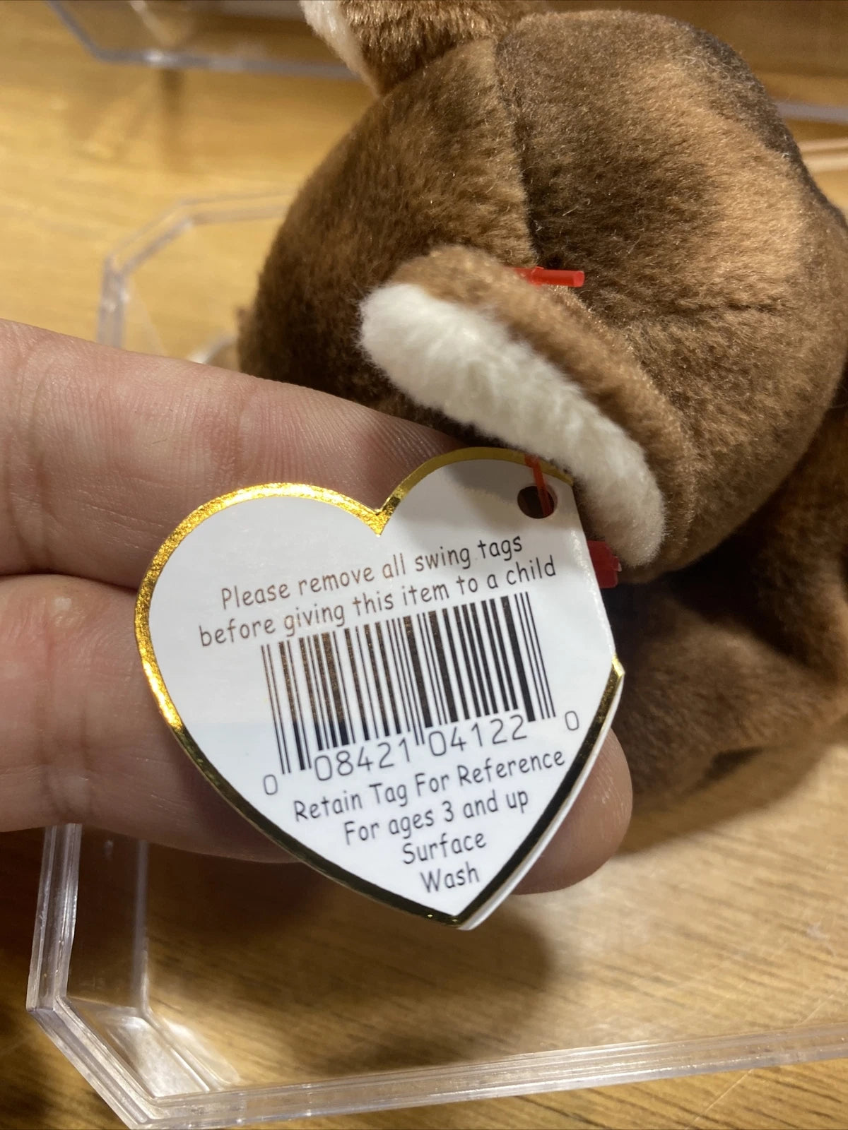 Rare Retired Ty Beanie Baby Pounce The Cat 1997 Mint P.E. Pellets With Errors