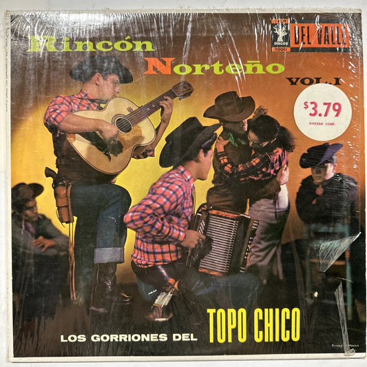 Rincon Norteno Vol.1 Vinyl Del Valle VLP 1000 Printed In Mexico With Shrinkwrap