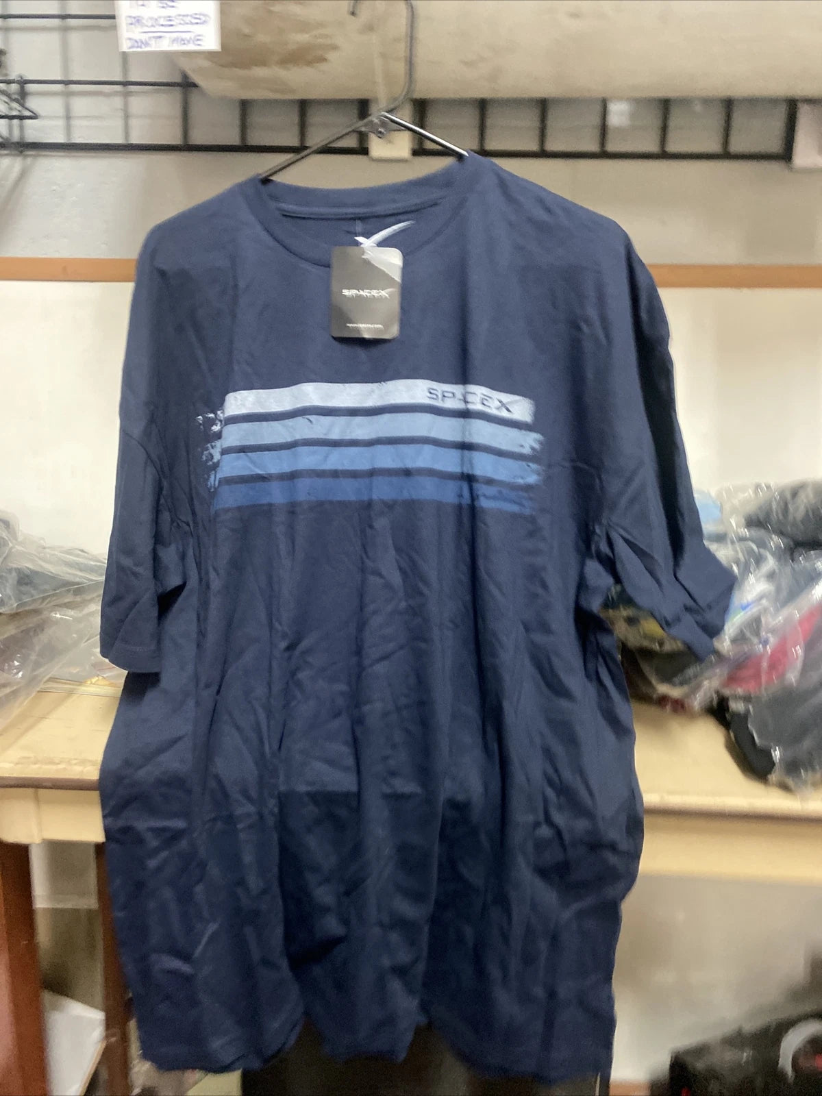 SpaceX T Shirt Authentic Space X Tee Elon Musk “Blue Lives Matter” Theme