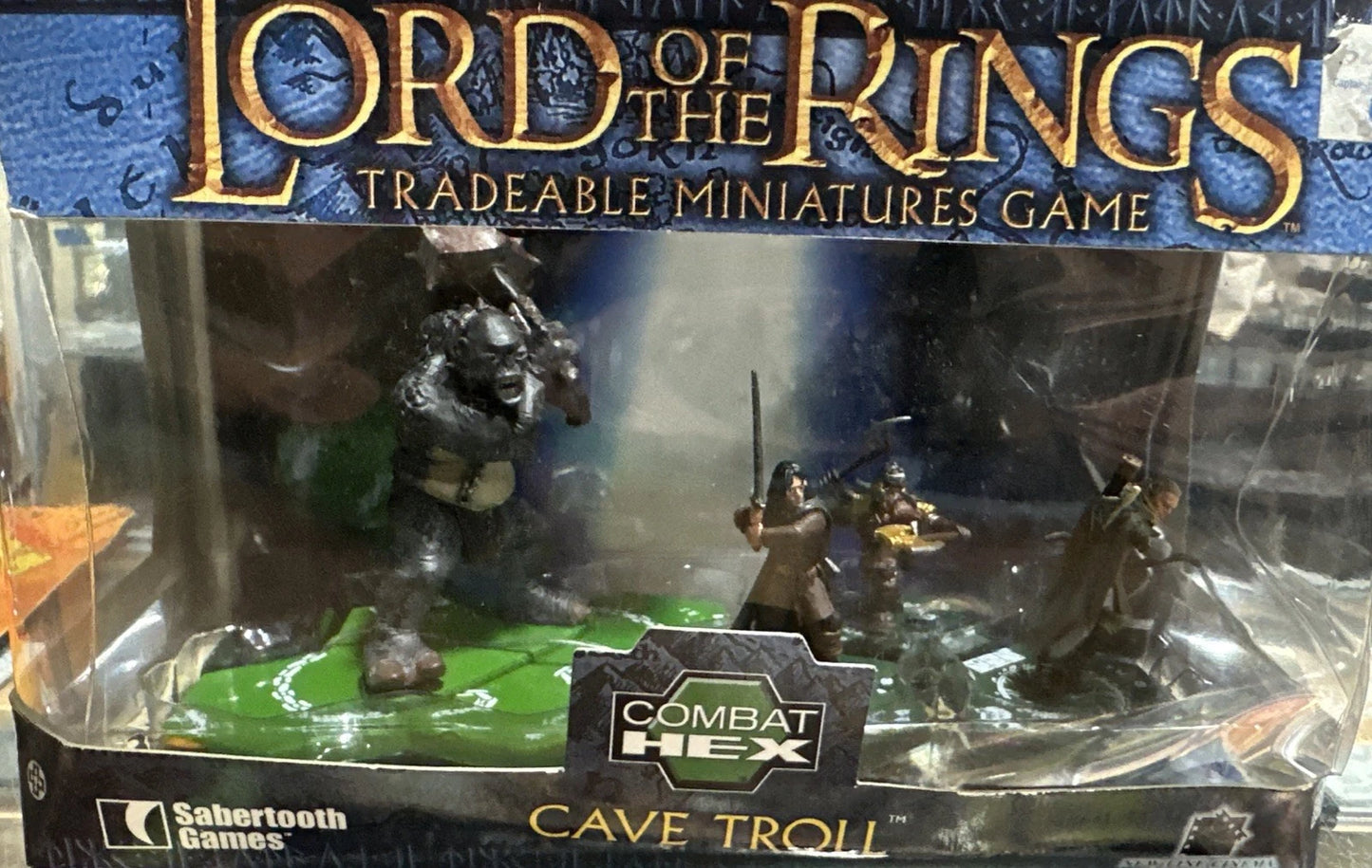 Lord Of The Rings Cave Troll Combat Hex Miniature Sabertooth Games TMG
