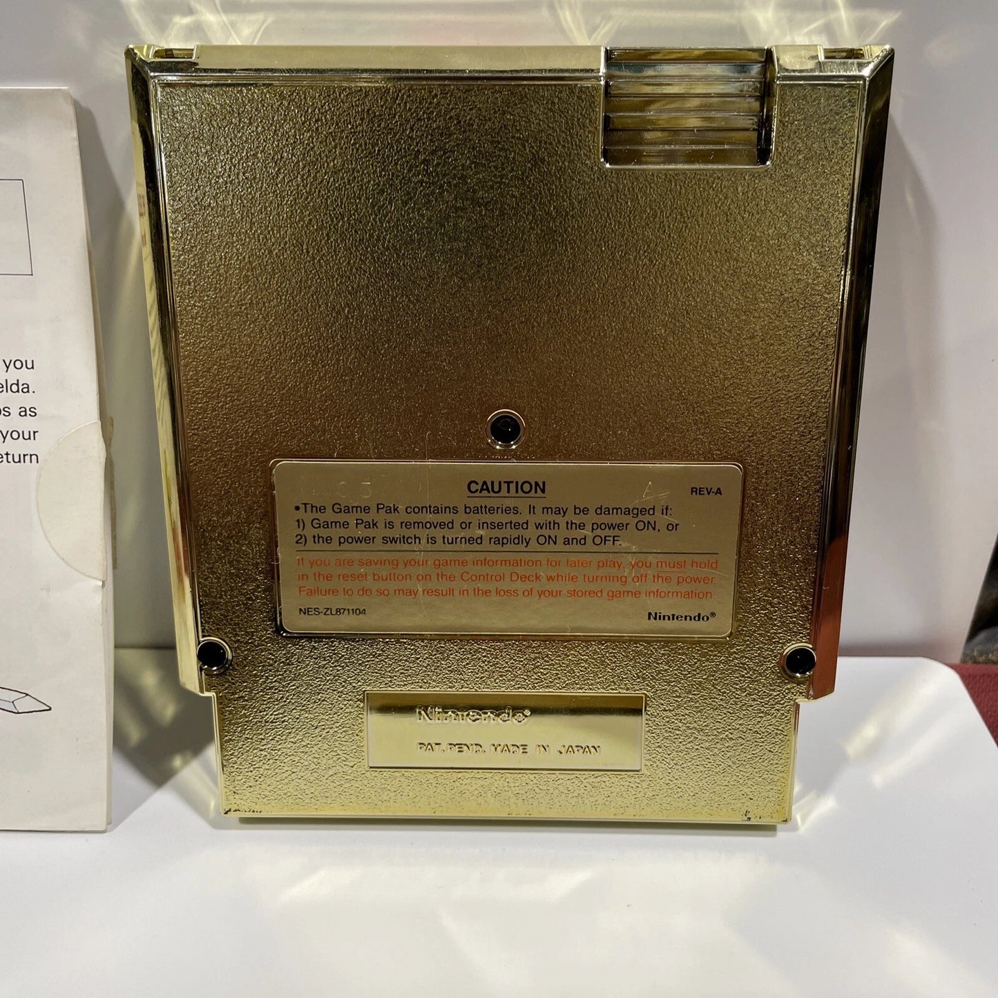 The Legend of Zelda Nes Nintendo Complete in Box w/ Map