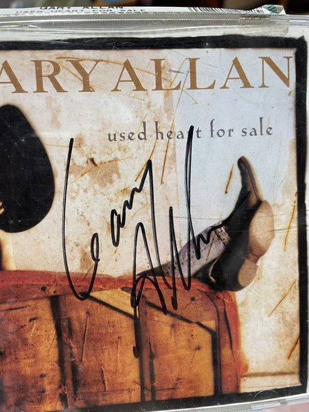 Vintage Gary Allan - SIGNED Used Heart For Sale 1996 CD