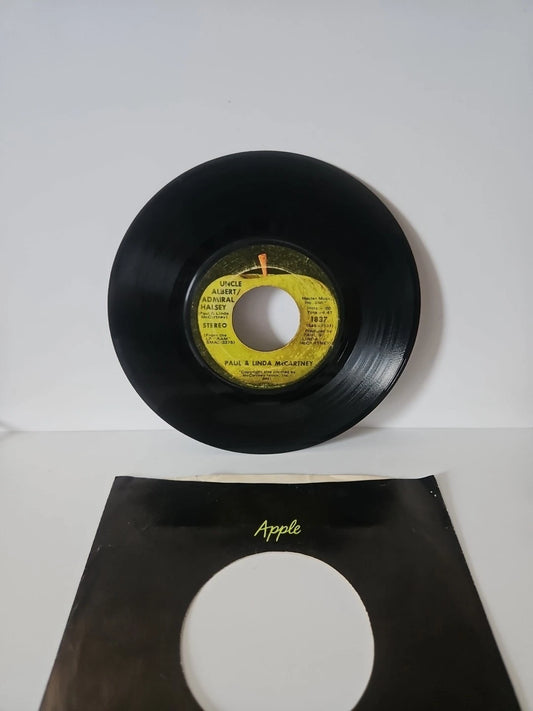 Beatles Paul & Linda McCartney Uncle Albert/Admiral Halsey S45-47531 Apple 45RPM