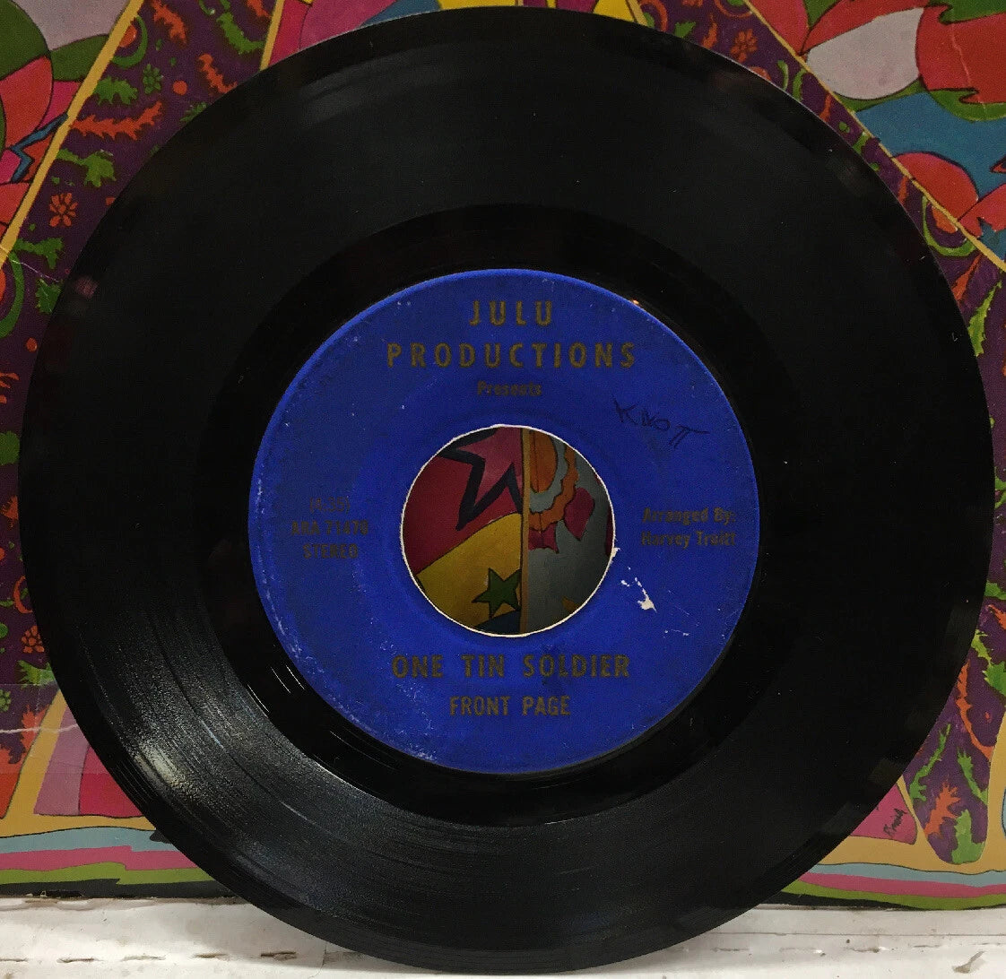 Front Page One Tin Soldier/Ticket To Ride 7” Single ARA71470