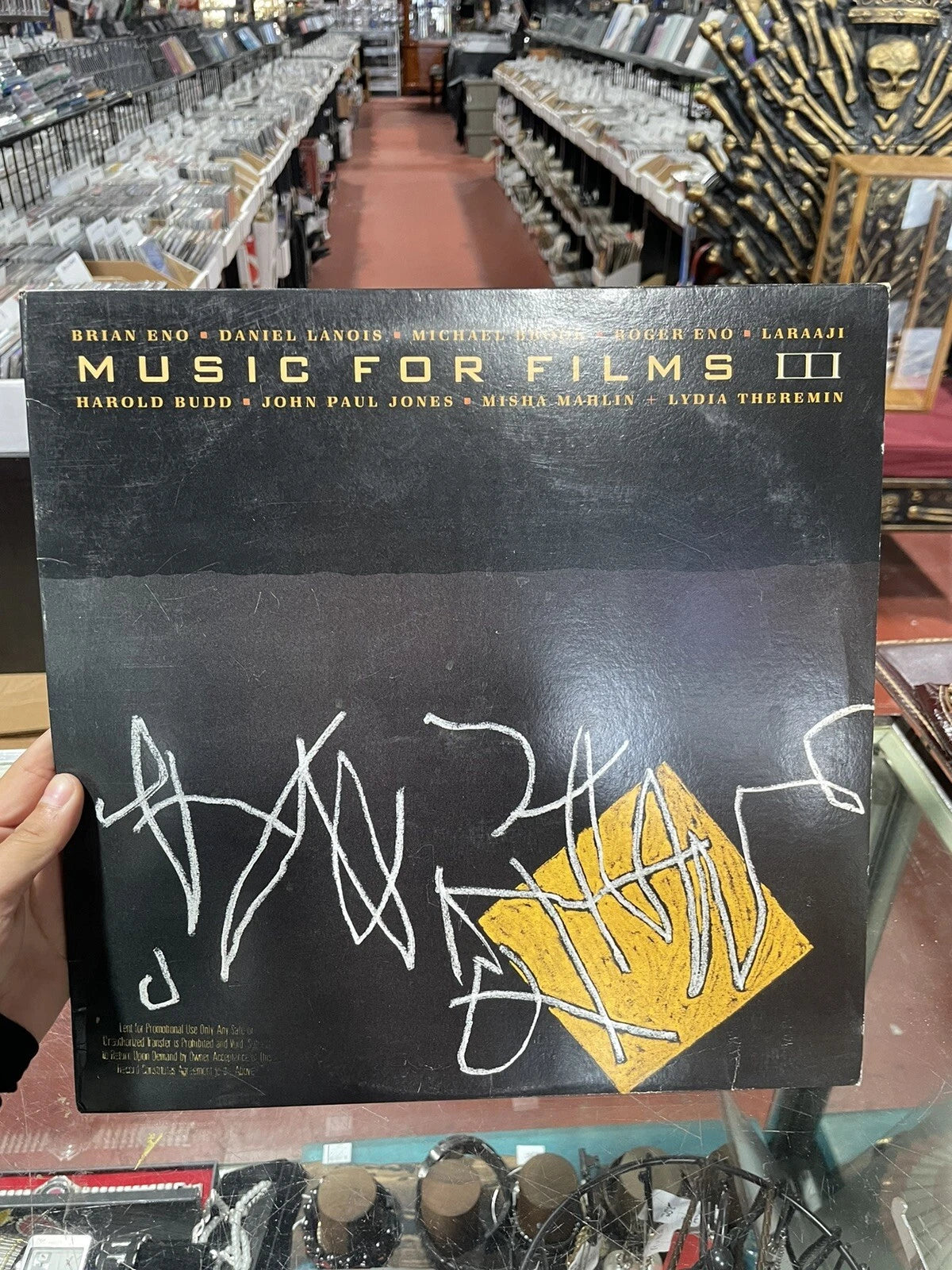 MUSIC FOR FILMS III LP ENO LANOIS ETC 1988 OPAL WB 9 25769-1 1ST US PRESS vg+
