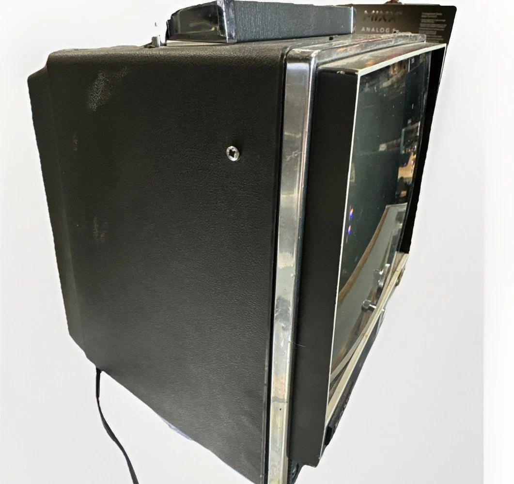 VTG SONY PORTABLE TV TV-920U Solid State Black & White Television - Tested Works
