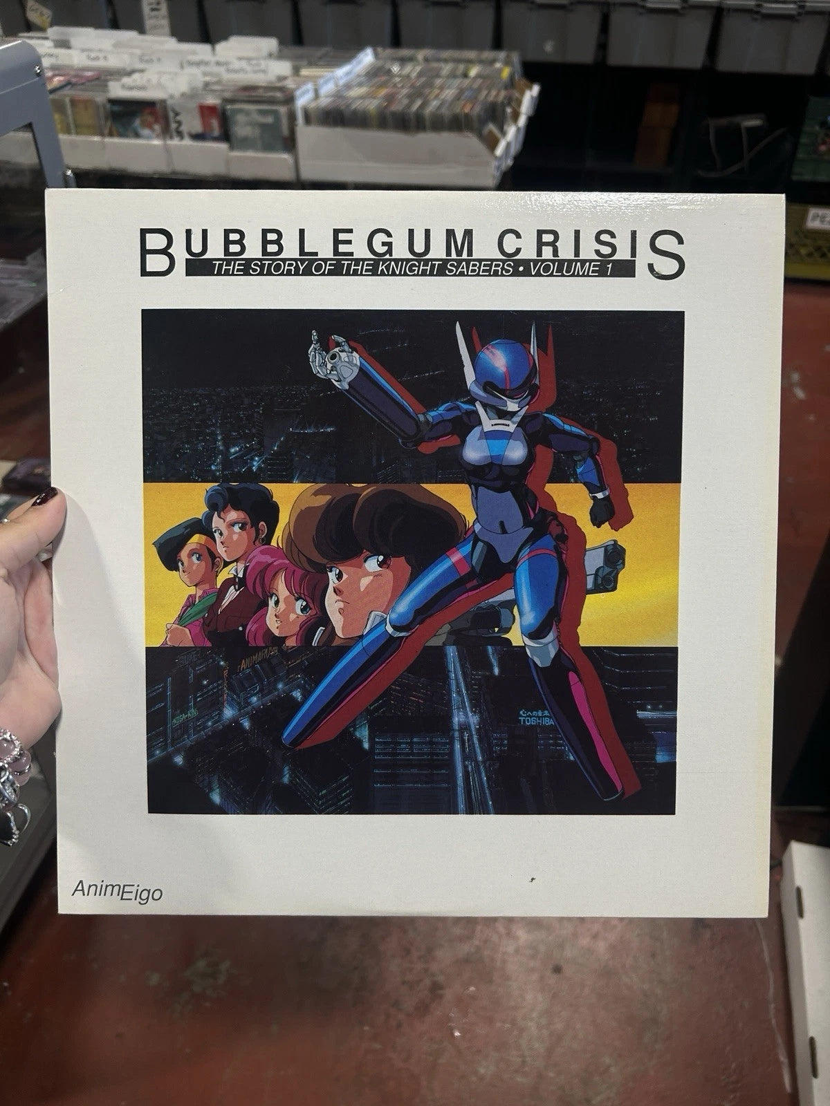 bubblegum crisis volume 1 laserdisc