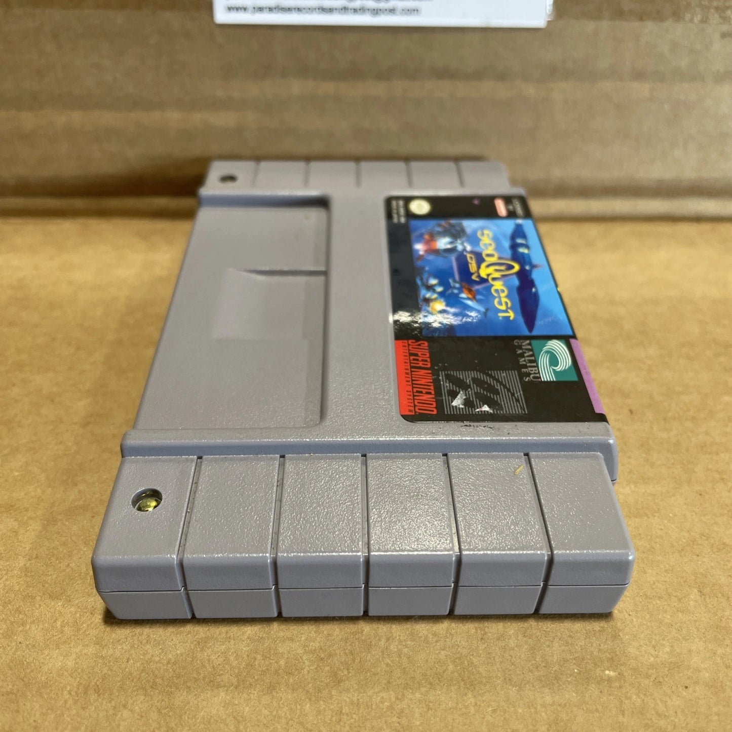 SeaQuest DSV (Super Nintendo SNES) Cartridge Clean Tested Authentic