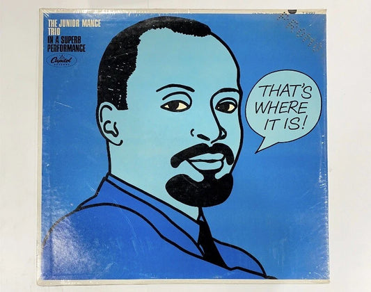 That's Where It Is! - The Junior Mance Trio (1965) US Vinyl LP Mono new promo