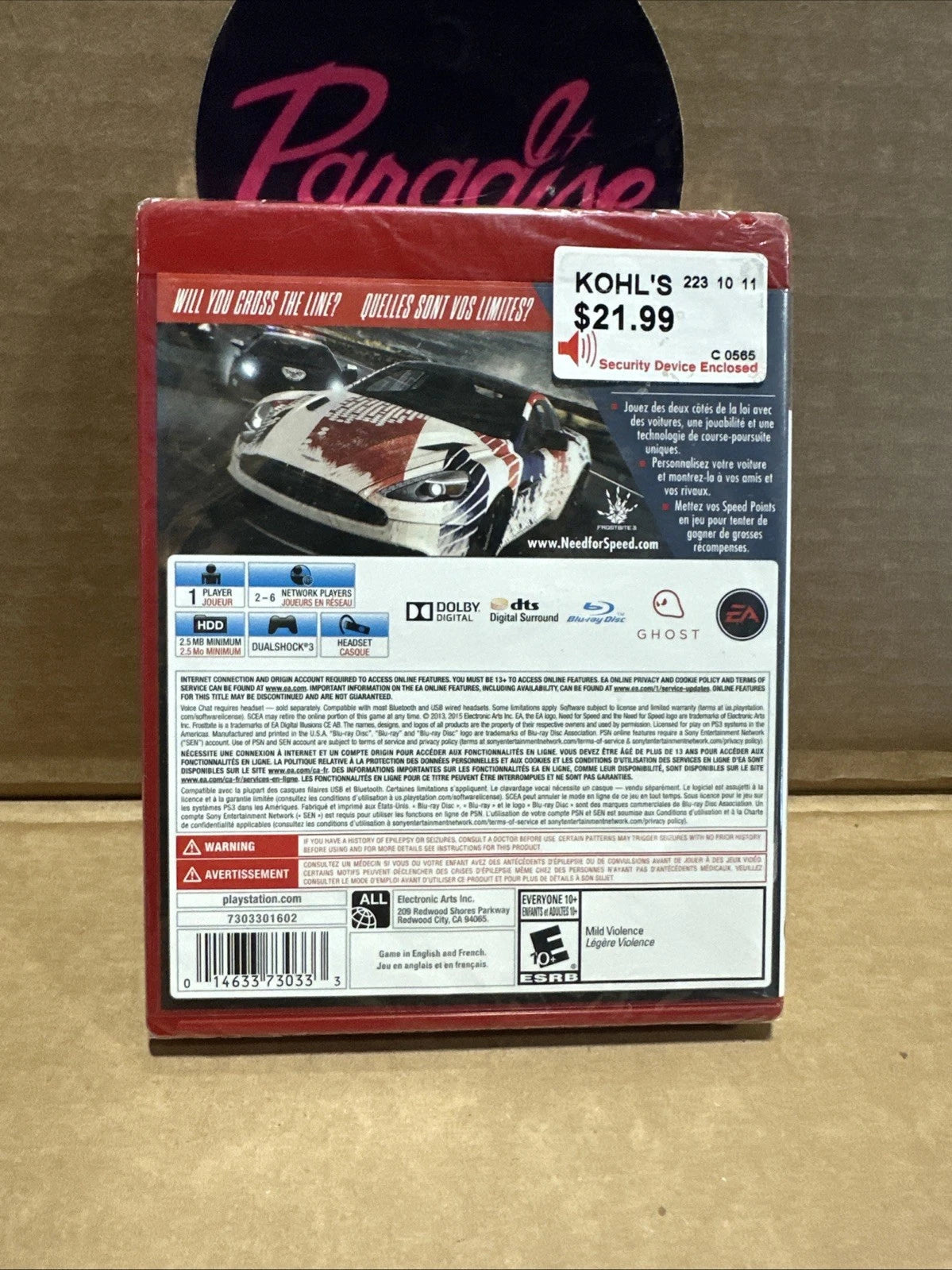 Need for Speed Rival - PS3 NEW Sealed NIB