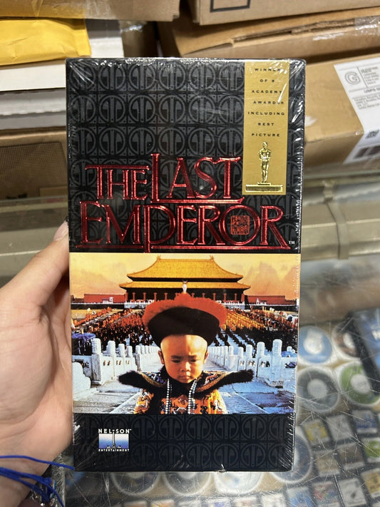 The Last Emperor VHS SEALED Watermarks Nelson Ent Peter O'Toole Victor Wong VTG
