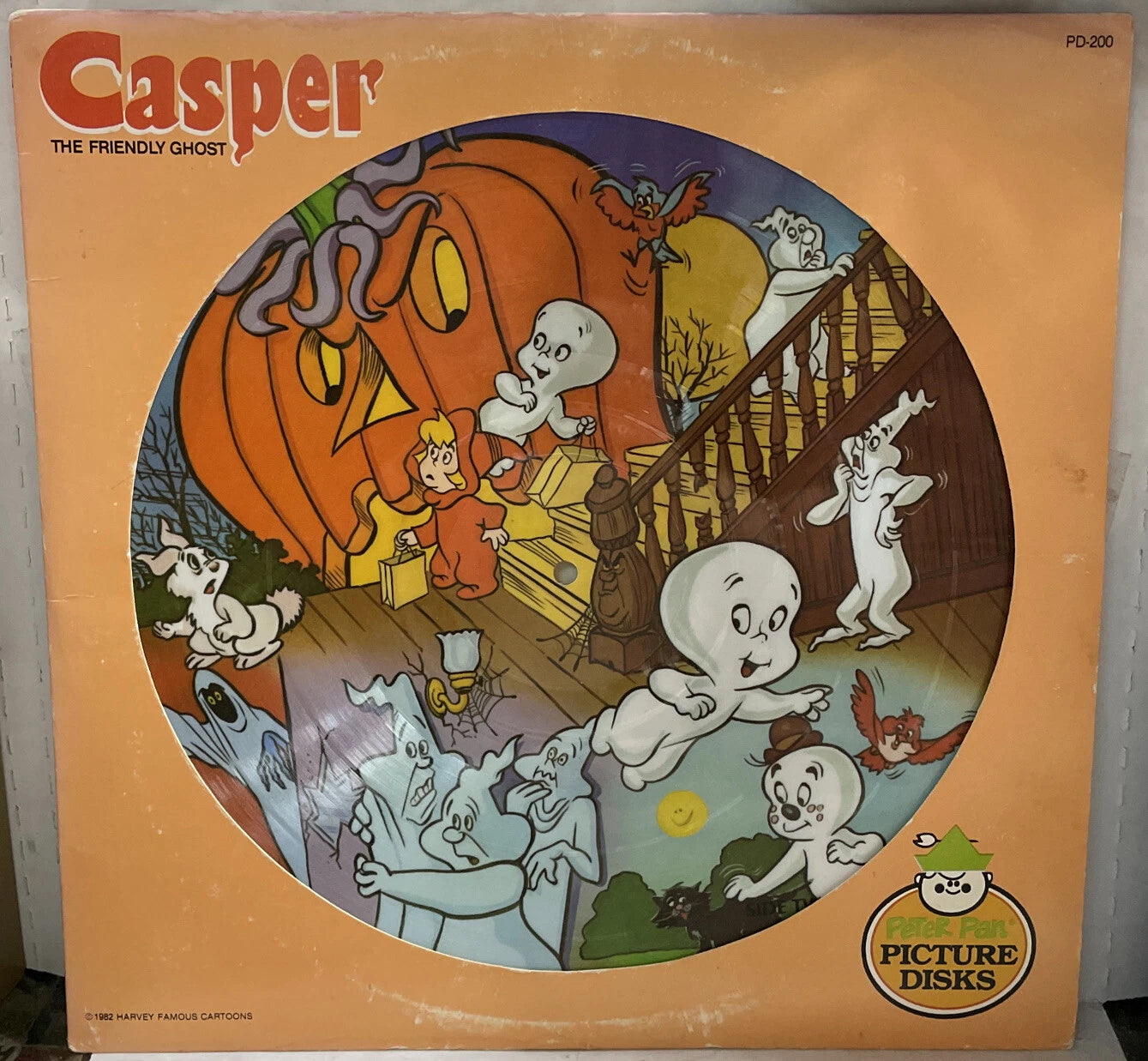 Casper The Friendly Ghost Picture Record PD-200