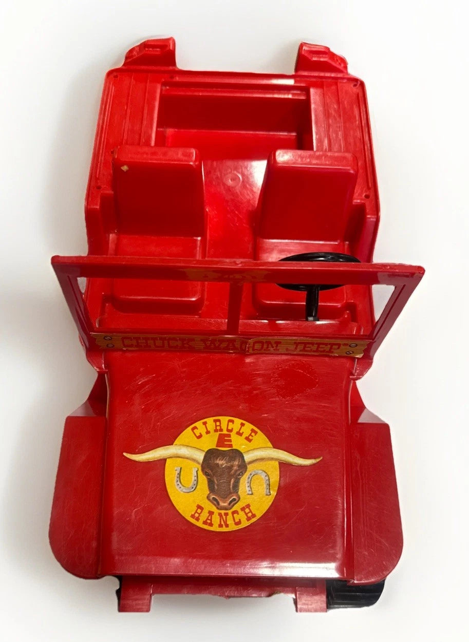 1973 Empire Chuck Wagon Jeep Designed for Big Jim, Gi Joe, 12" Missing Pieces