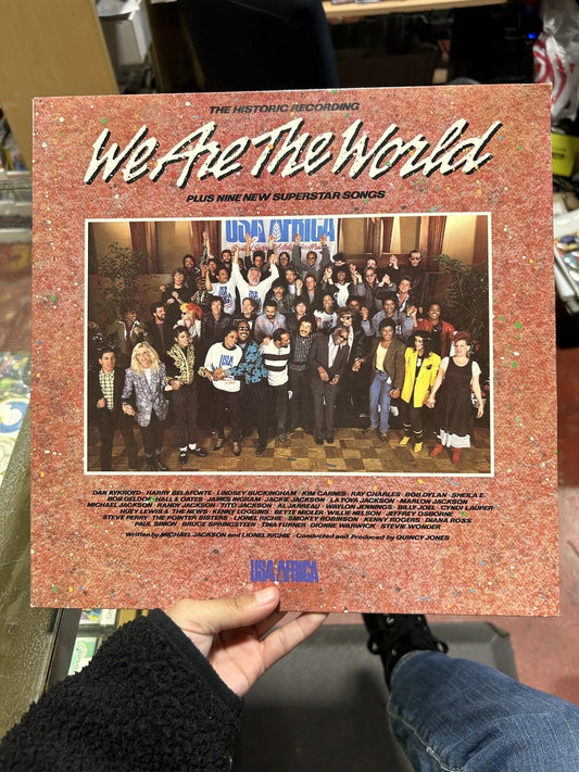 We Are the World Original Vinyl LP Various Artists COLUMBIA USA FOR AFRICA vg++