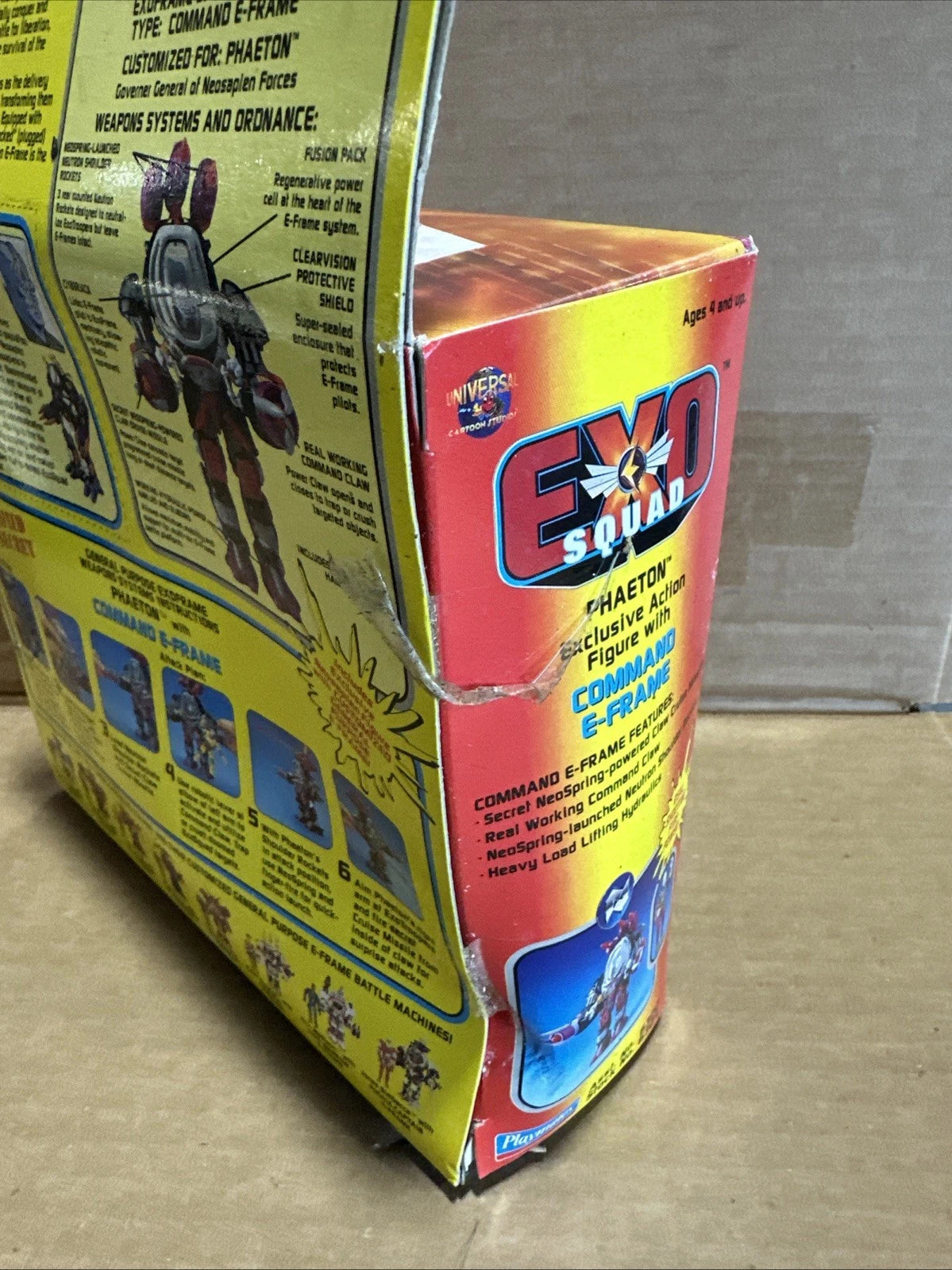 1995 Playmates EXO SQUAD Phaeton Figure Command E-Frame Factory Sealed MISB