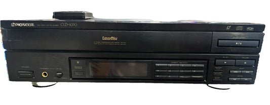Pioneer Laserdisc CD/CDV/LD Player CLD-1070 Tested Working with CD; w Remote