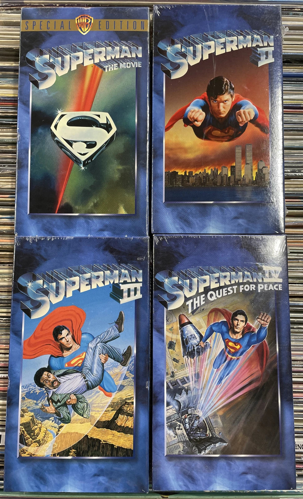 Superman Sealed VHS Collection