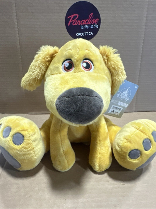 Disney Parks Big Feet UP Movie 11” Dug the Dog Stuffed Animal Plush