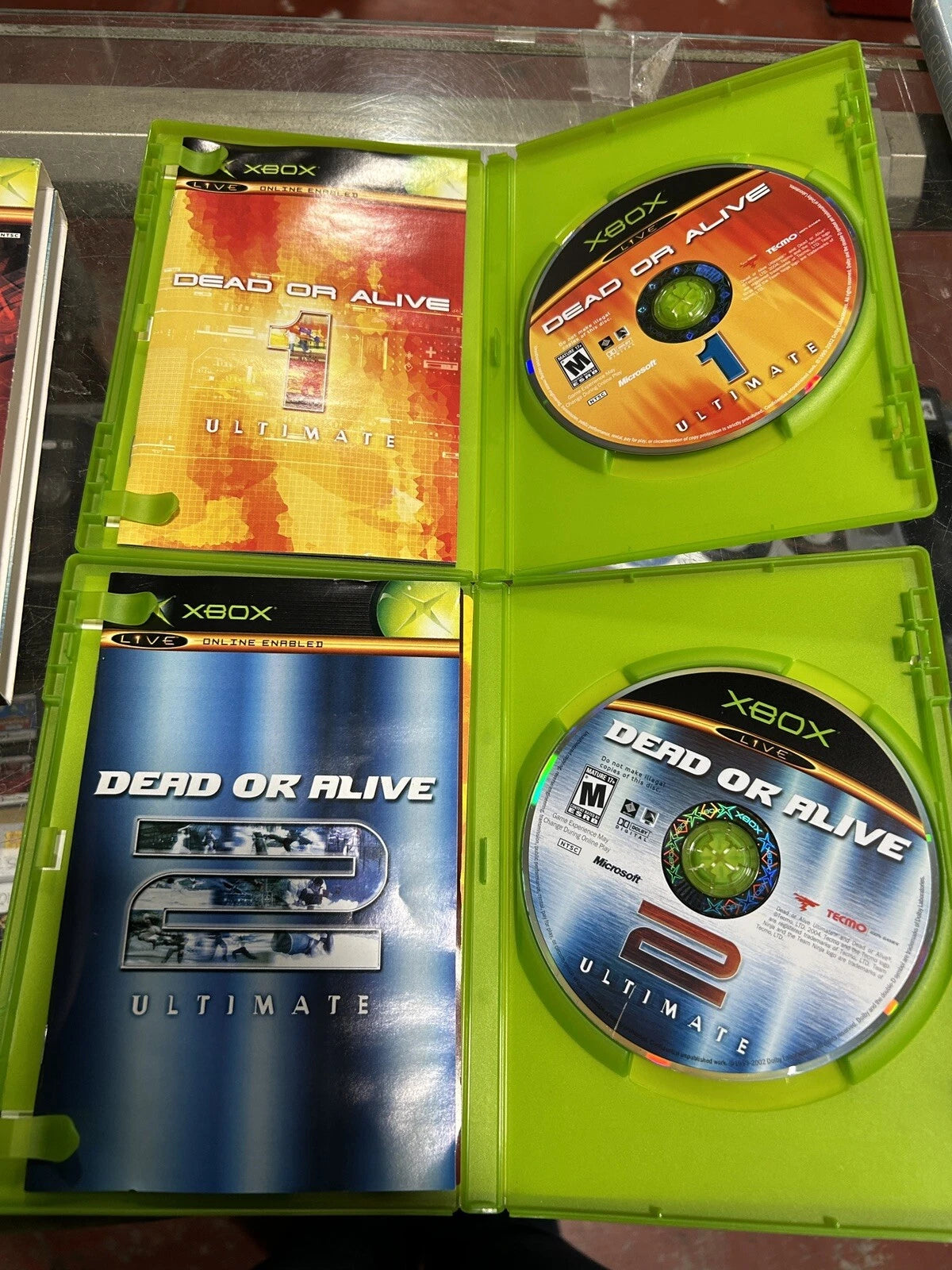 Dead or Alive Ultimate (Microsoft Xbox, 2004) w/ Manuals