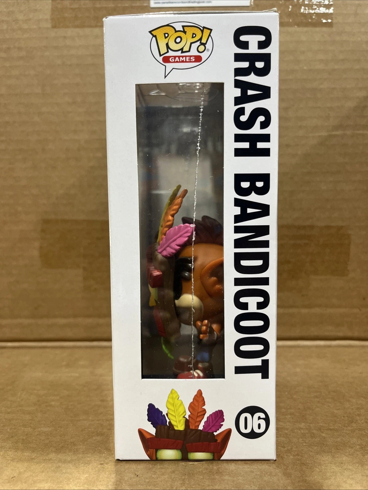 Funko Pop Game Cover Crash Bandicoot 06 GameStop Exclusive Vinyl Figure New