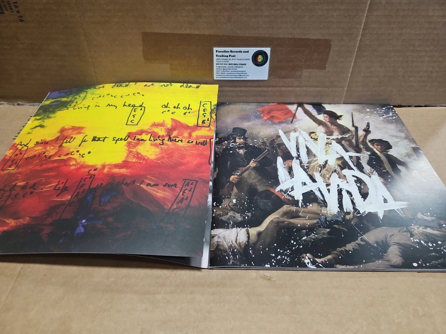 COLDPLAY 2008 VIVA LA VIDA TOUR CONCERT PROGRAM BOOK/ORIGINAL