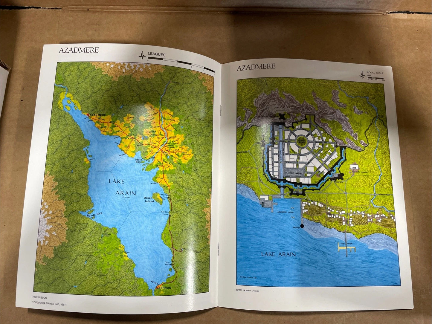 ENCYCLOPEDIA HARNICA #1, COLUMBIA GAMES, INC., #6001, AZADMERE, HARNWORLD,