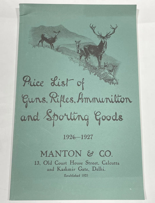 PRICE LIST OF GUNS, RIFLES, AMMUNITION, AND SPORTING