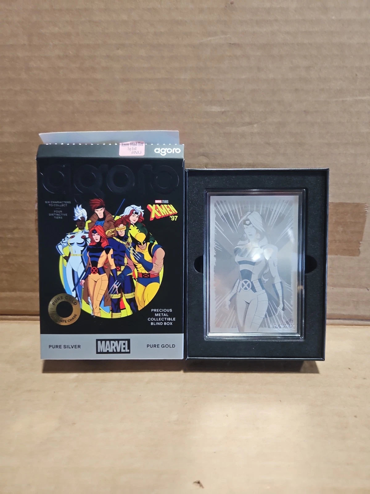 Agoro Xmen Marvel's Studios Fine Silver Jean Gray Card 97 108/180 Open Box