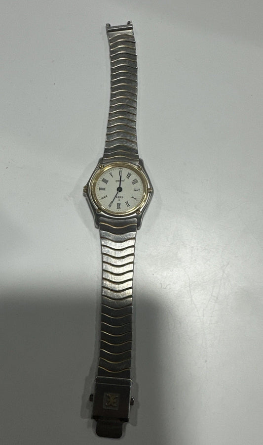 EBEL Classic Sport Wave Quartz Women's 18k Gold Watch w/ New Battery 181908