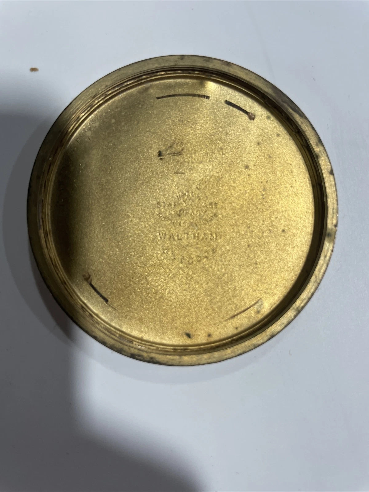 Waltham Pocket Watch 25 Incabloc Antimagnetic pocket watch gears moving