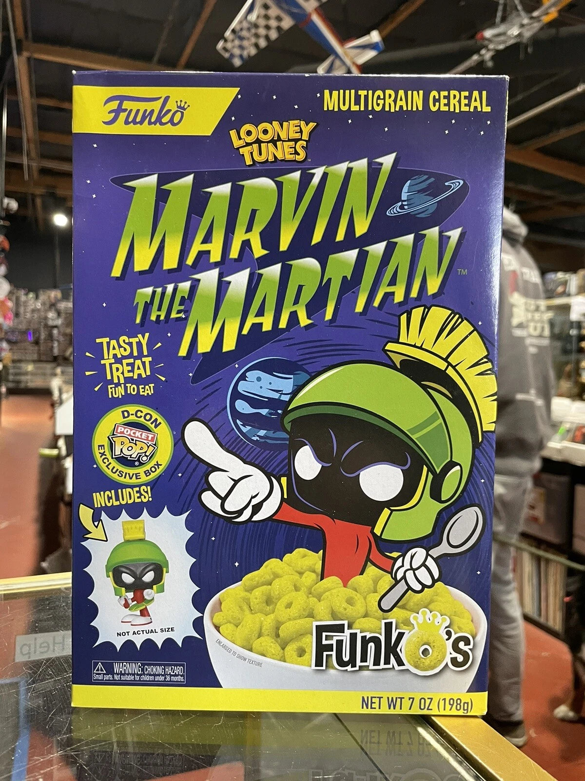 MARVIN THE MARTIAN FUNKO CEREAL SEALED