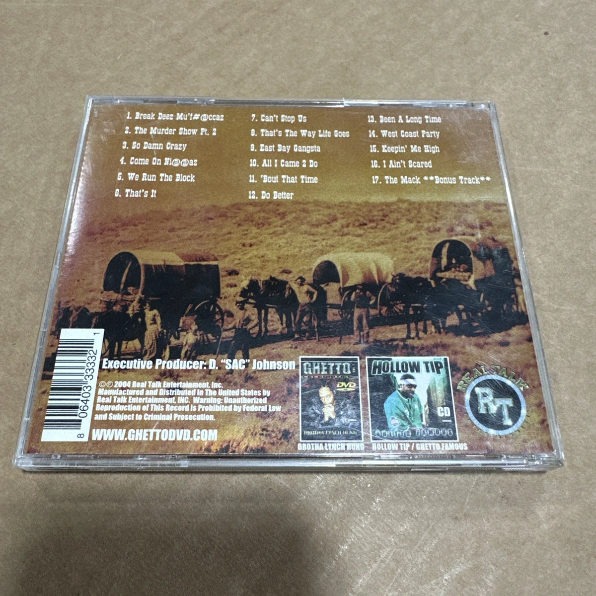 CD Spice 1 and MC Eiht The Pioneers PA Explicit West Coast Hip Hop Rap