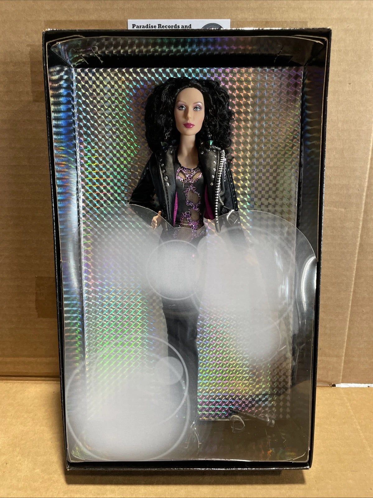 RARE 2007 80’s CHER: TURN BACK TIME Bob Mackie Black Label Barbie Open Box